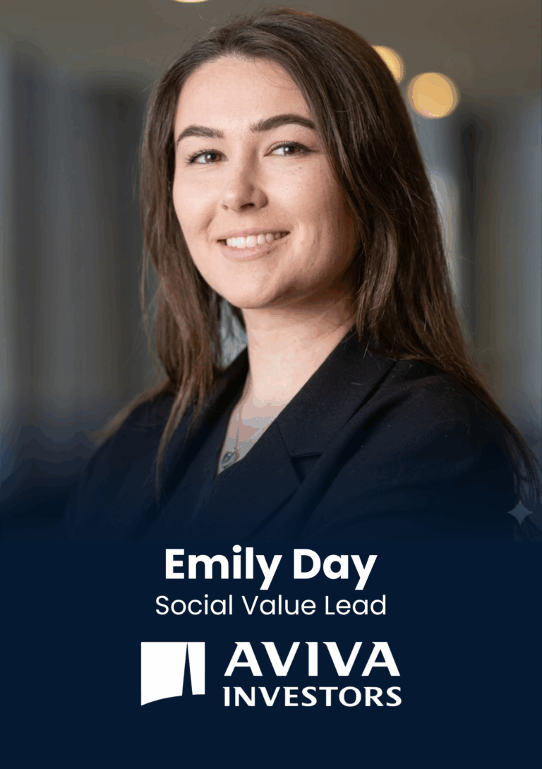 Emily Day Social Value Lead Aviva Investors, speaker profile at PropTech Connect.