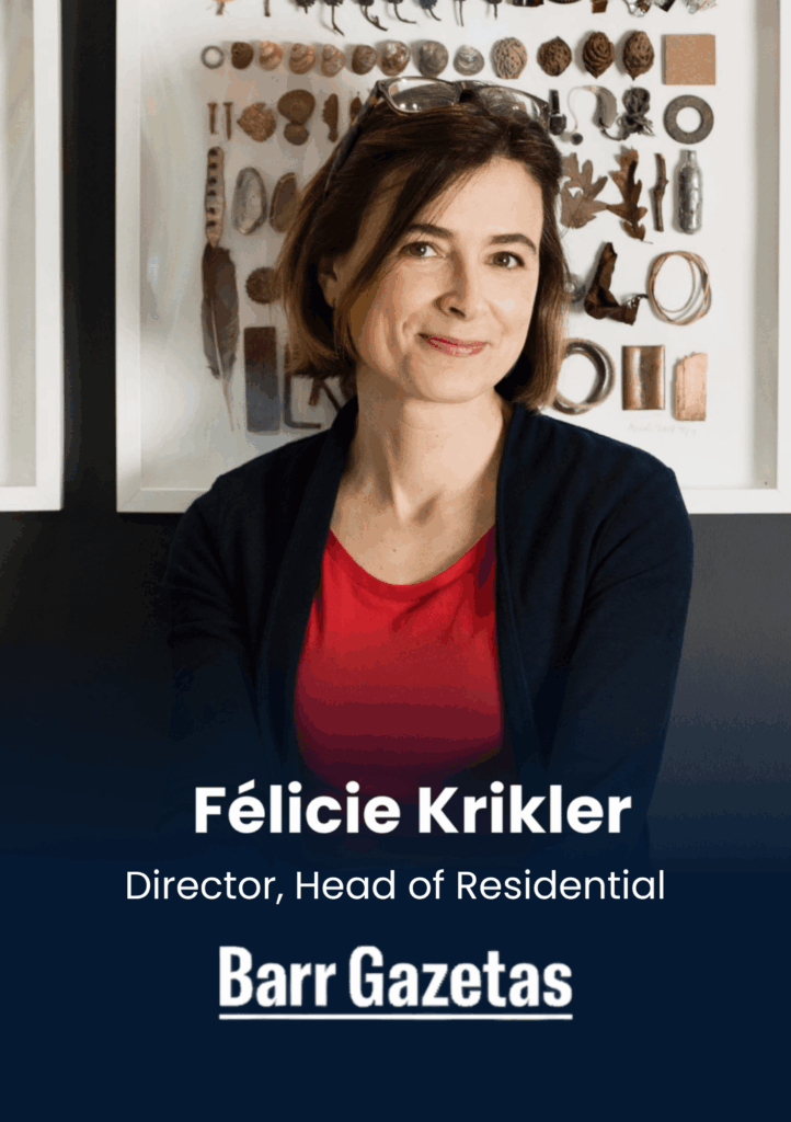 Félicie Krikler, Director, Head of Residential, Barr Gazetas