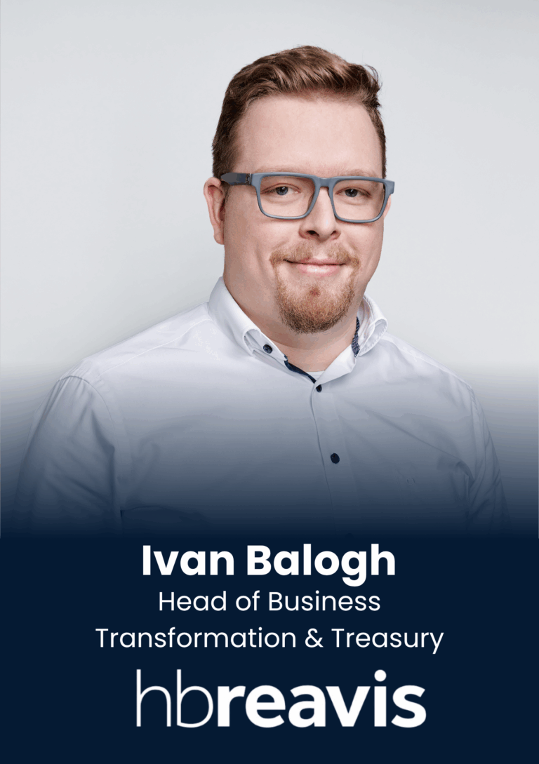 Ivan Balogh, Head of Business Transformation & Treasury, HB Reavis