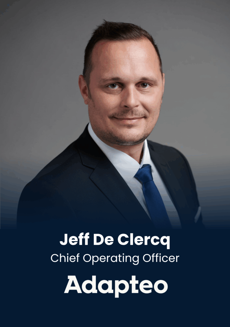 Jeff De Clercq, Chief Operating Officer, Adapteo Group