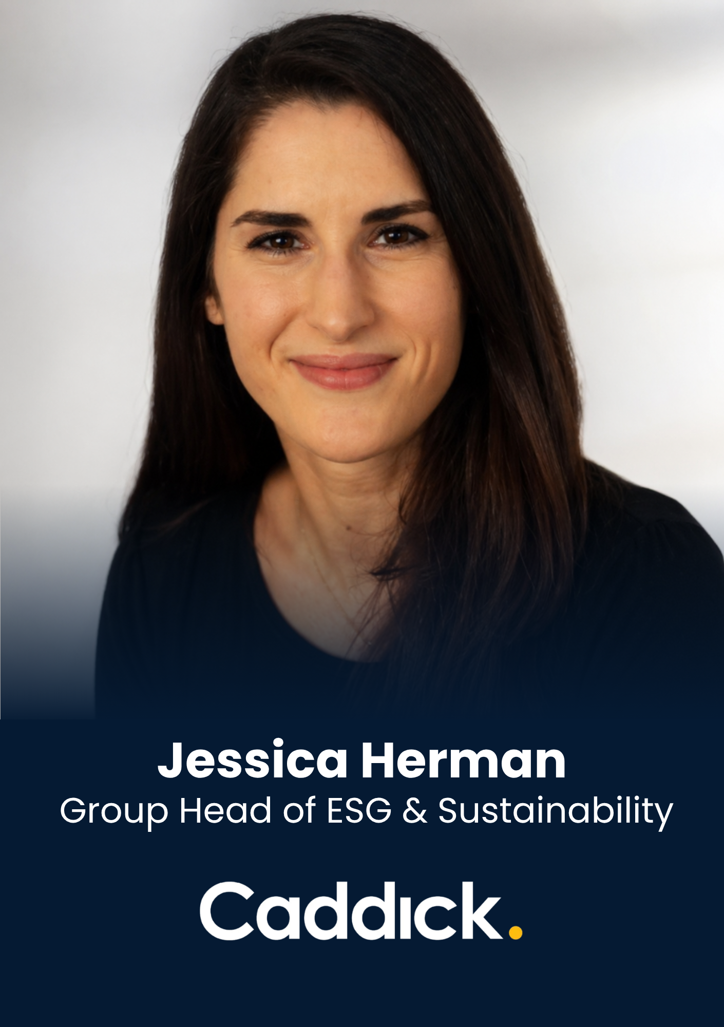 Headshot of Jessica Herman, Group Head of ESG & Sustainability at Caddick