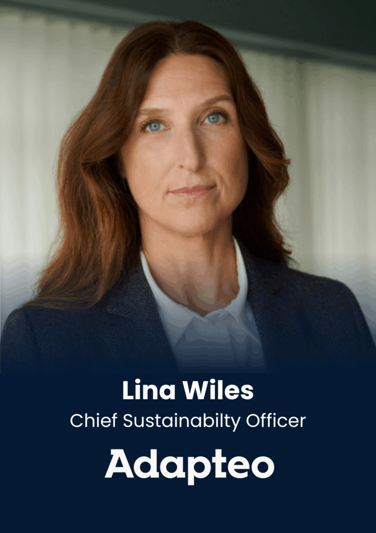 Lina Wiles, Chief Sustainabilty Officer, Adapteo Group