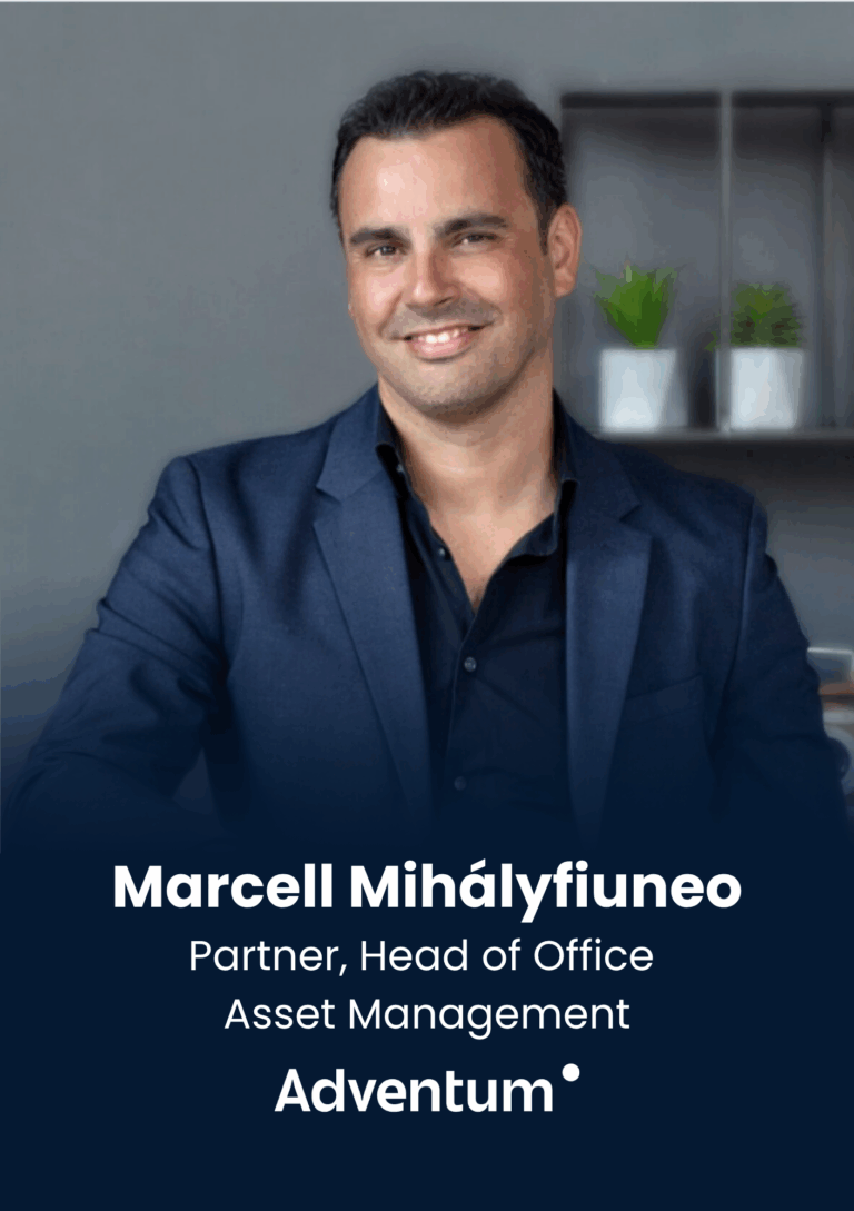 Marcell Mihályfi, Partner, Head of Office Asset Management, Adventum Group