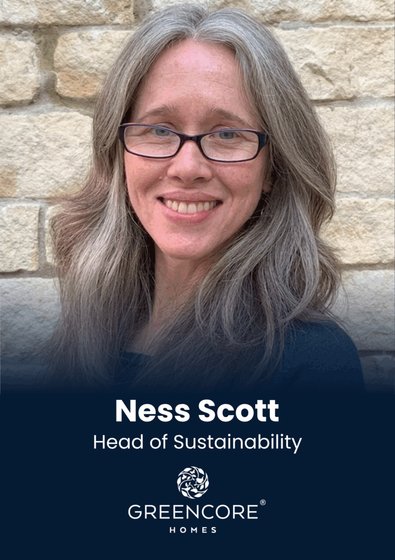 Ness Scott, Head of Sustainability, Greencore Homes
