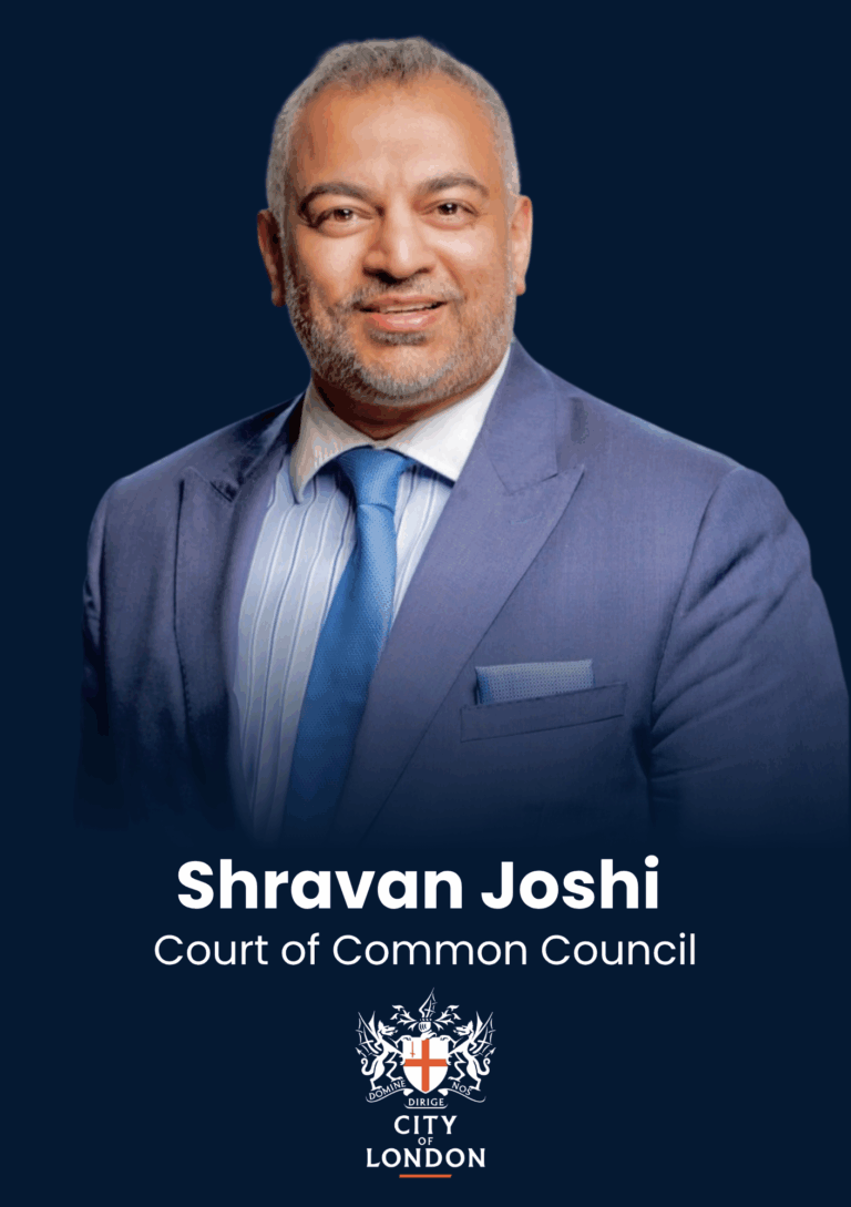 Shravan Joshi MBE, Court of Common Council, City of London Corporation, speaker profile at PropTech Connect.