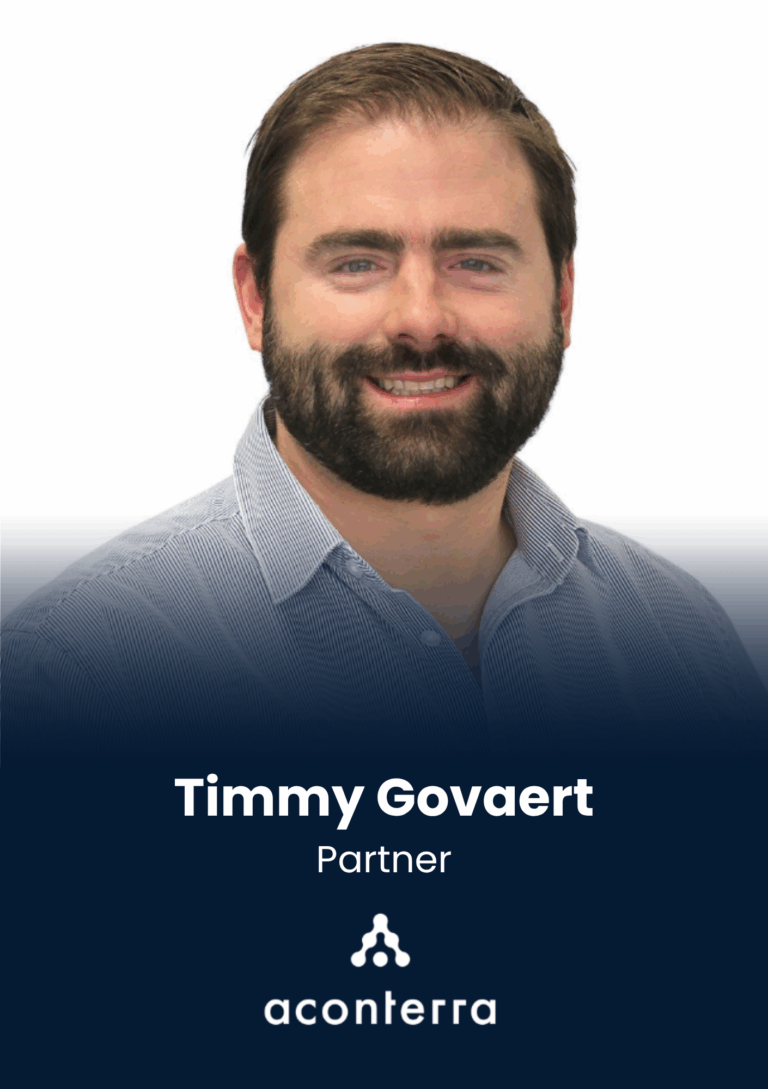 Timmy Govaert, Partner, Aconterra