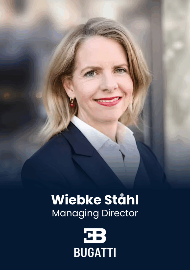 Wiebke Ståhl, Managing Director, Bugatti International SA