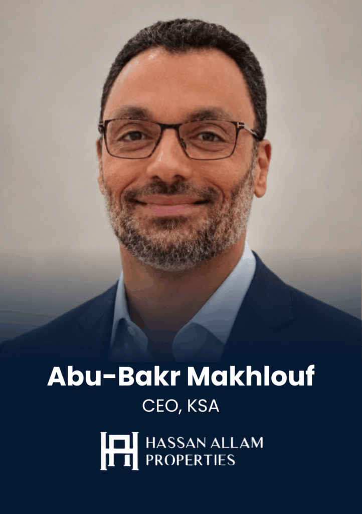 Abu-Bakr Makhlouf, CEO, KSA, Hassan Allam Properties