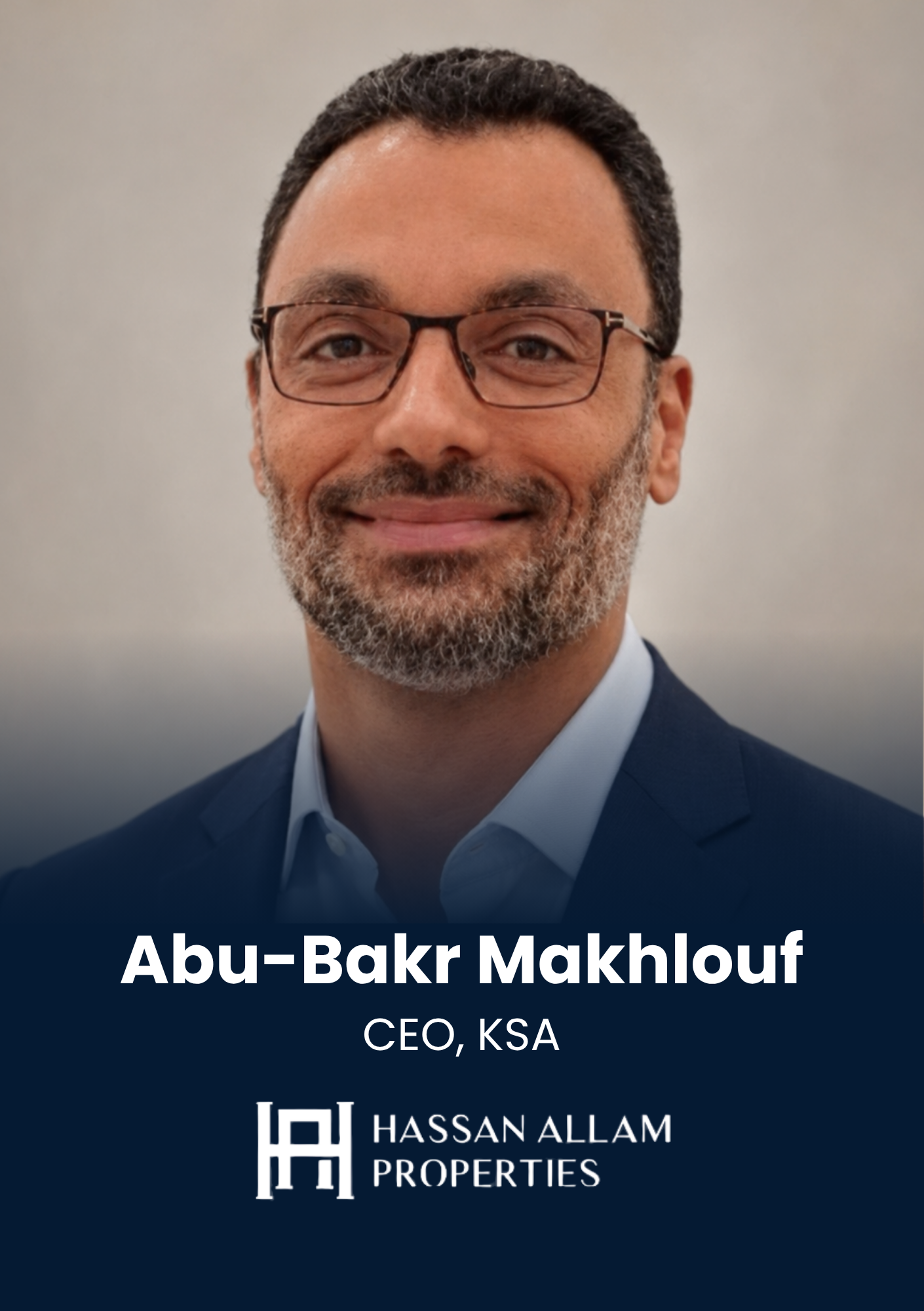 Abu-Bakr Makhlouf, CEO, KSA, Hassan Allam Properties