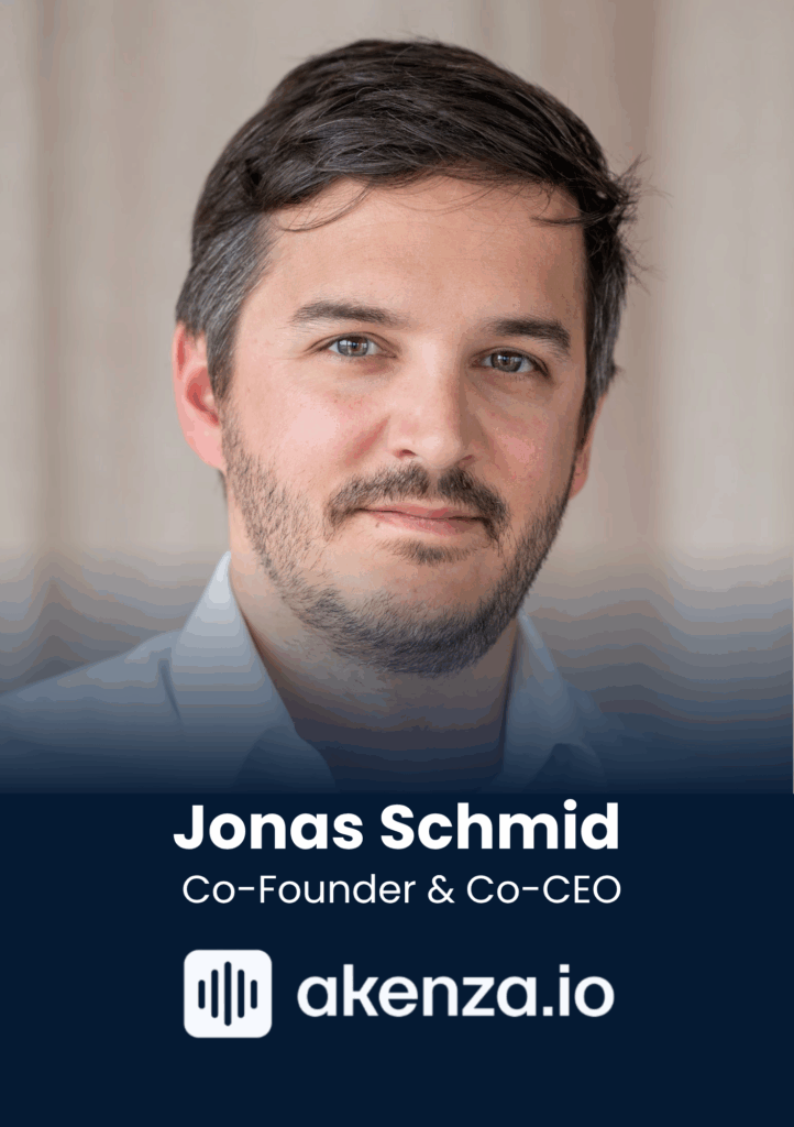 Jonas Schmid, Co-CEO, Akenza