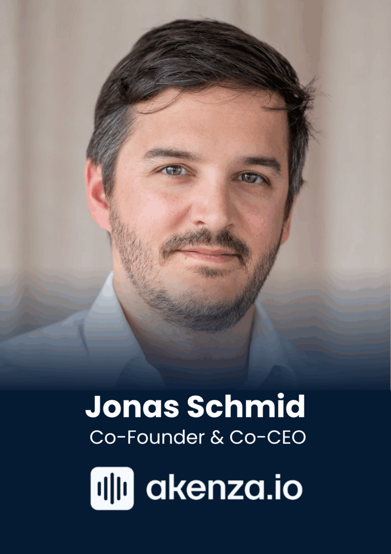 Jonas Schmid, Co-CEO, Akenza