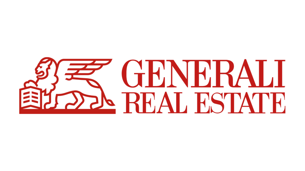 General Real Estate logo with a red winged lion crest and bold red typography reading 'GENERAL REAL ESTATE' on white background.
