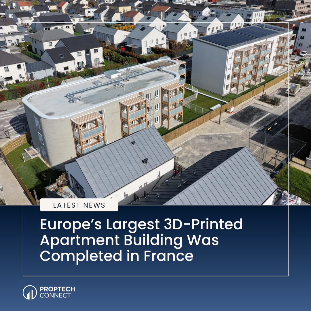 Read article: Europe’s Largest 3D-Printed Apartment Building Was Completed in France