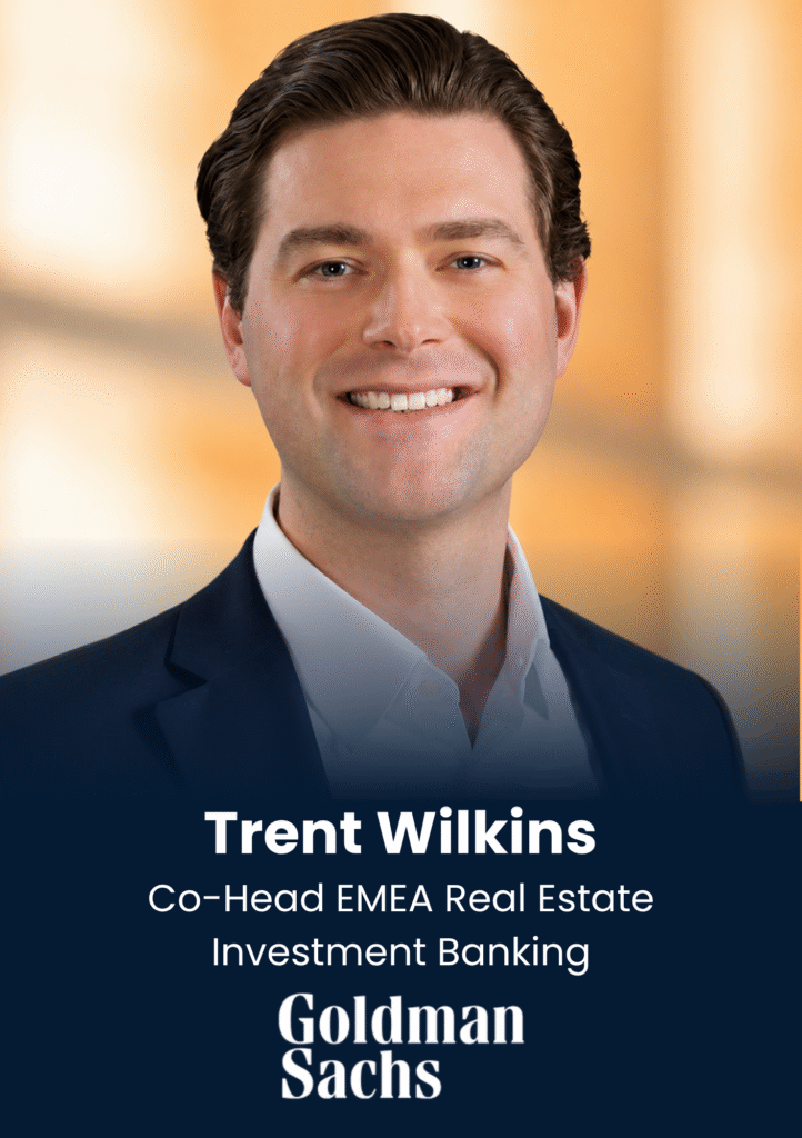 Portrait of Trent Wilkins, Co-Head EMEA Real Estate Investment Banking at Goldman Sachs (headshot)