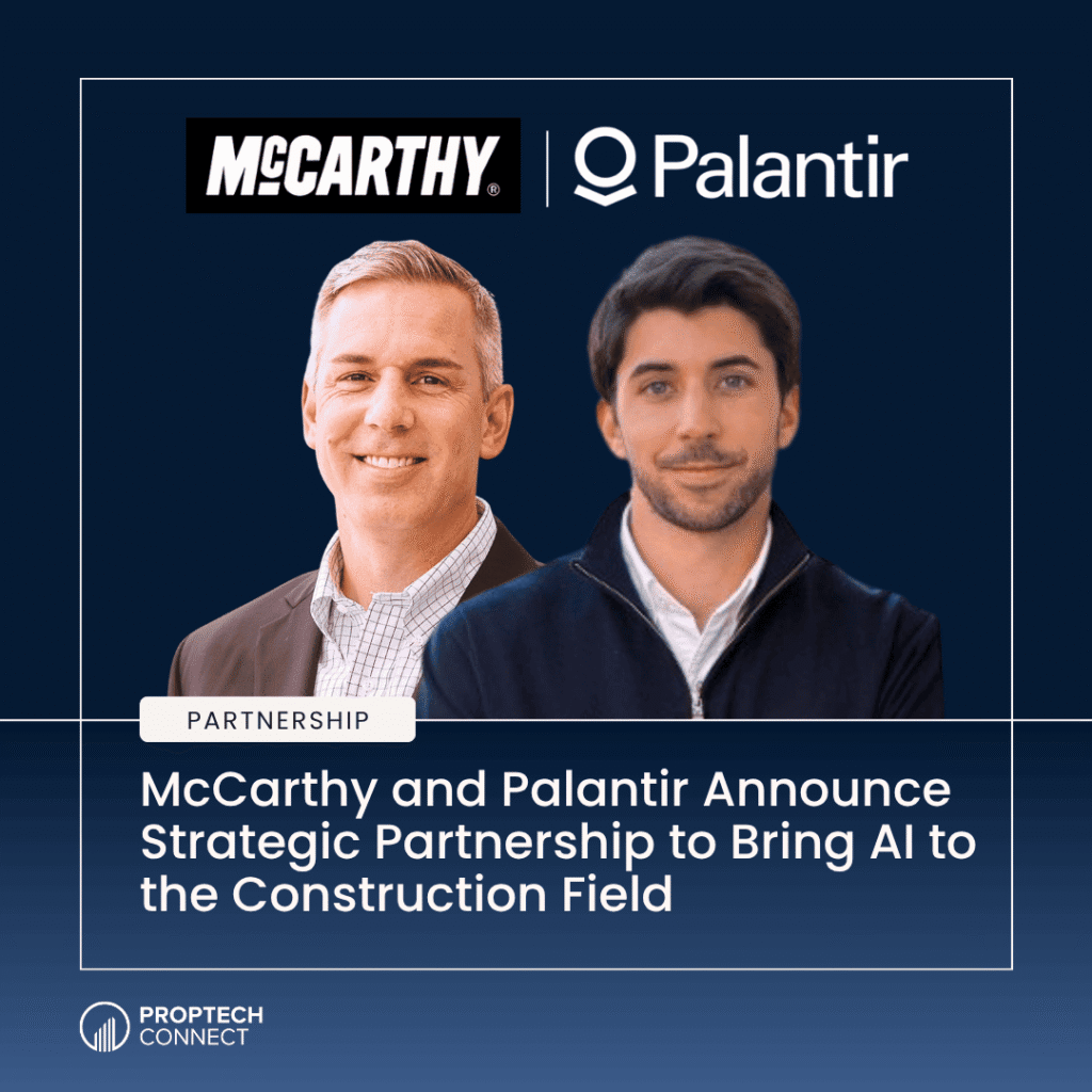 Read article: McCarthy and Palantir Announce Strategic Partnership to Bring AI to the Construction Field