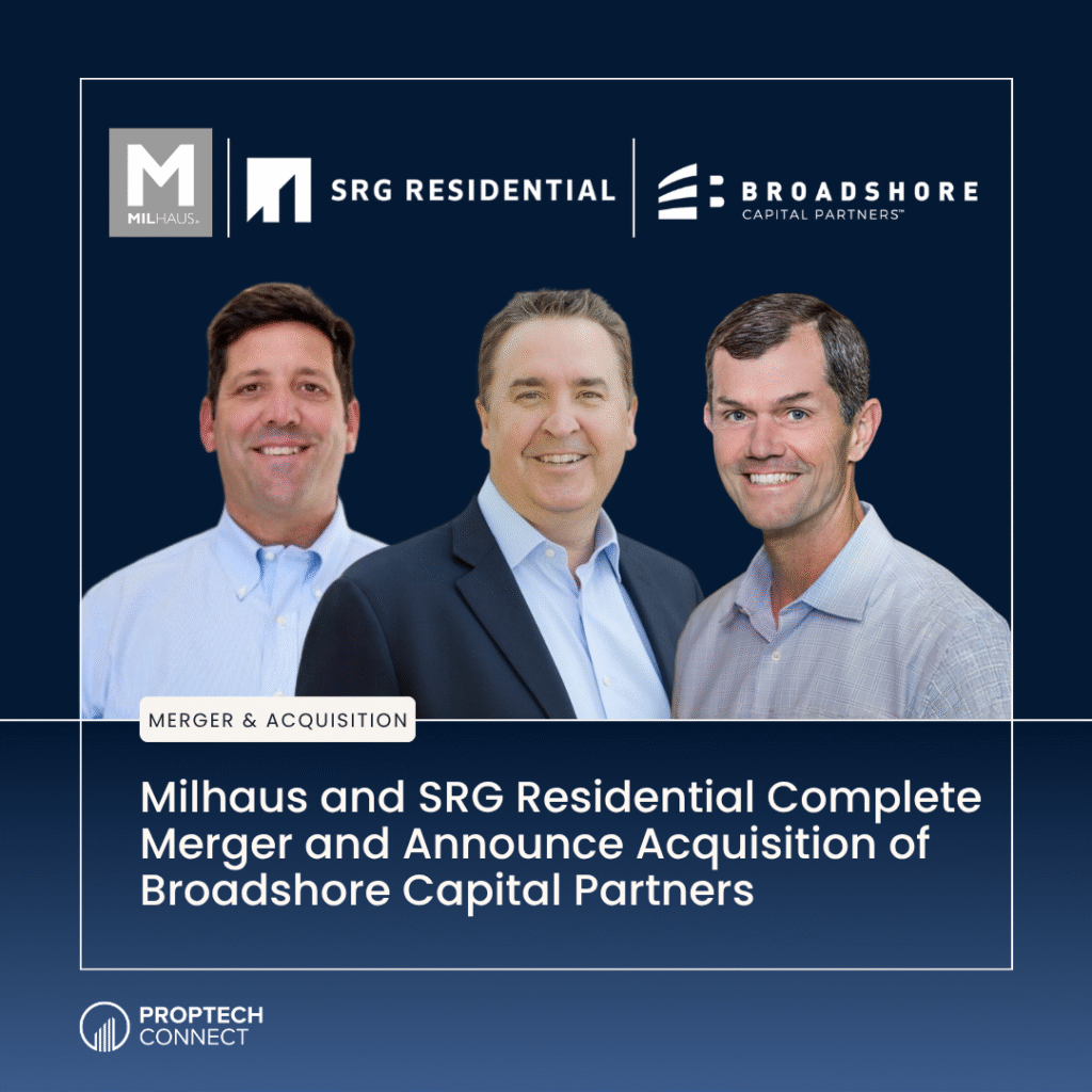Read article: Milhaus and SRG Residential Complete Merger and Announce Acquisition of Broadshore Capital Partners