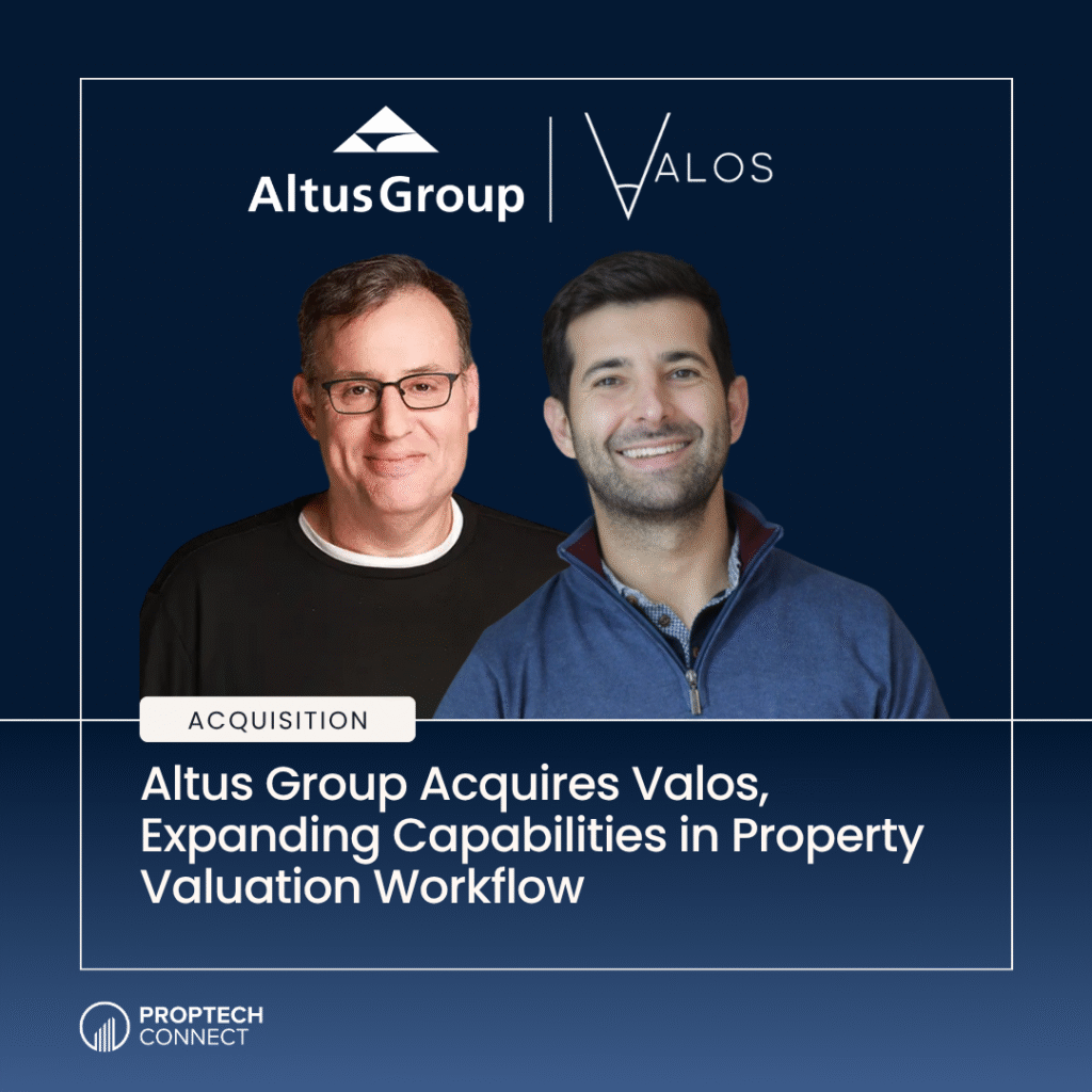 Read article: Altus Group Acquires Valos, Expanding Capabilities in Property Valuation Workflow