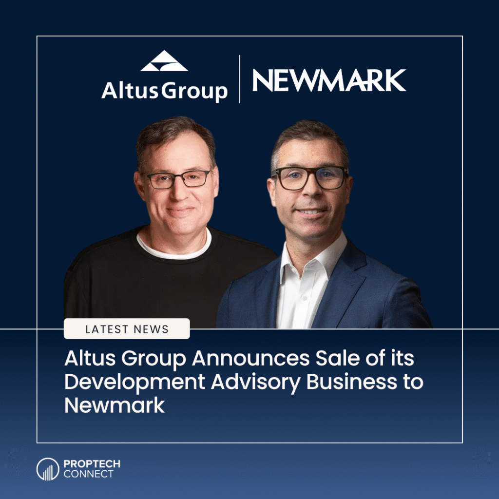 Read article: Altus Group Announces Sale of its Development Advisory Business to Newmark