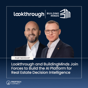 Read article: Lookthrough and BuildingMinds Join Forces to Build the AI Platform for Real Estate Decision Intelligence
