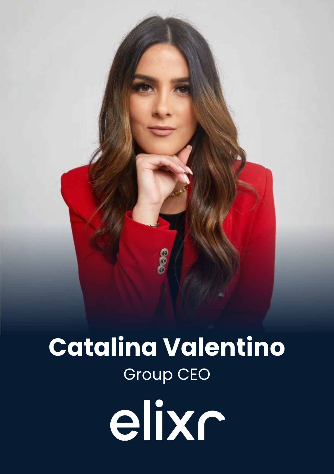 Catalina Valentino, Group CEO, Elixir