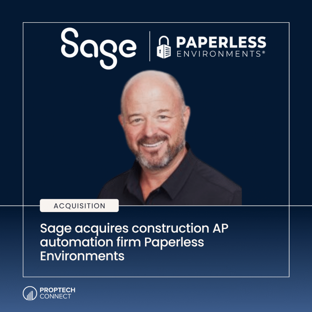 Read article: Sage Acquires Construction AP Automation Firm Paperless Environments
