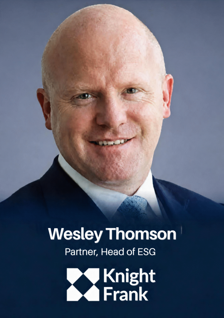 Wesley Thomson, Partner, Head of ESG, Knight Frank, speaker profile at PropTech Connect