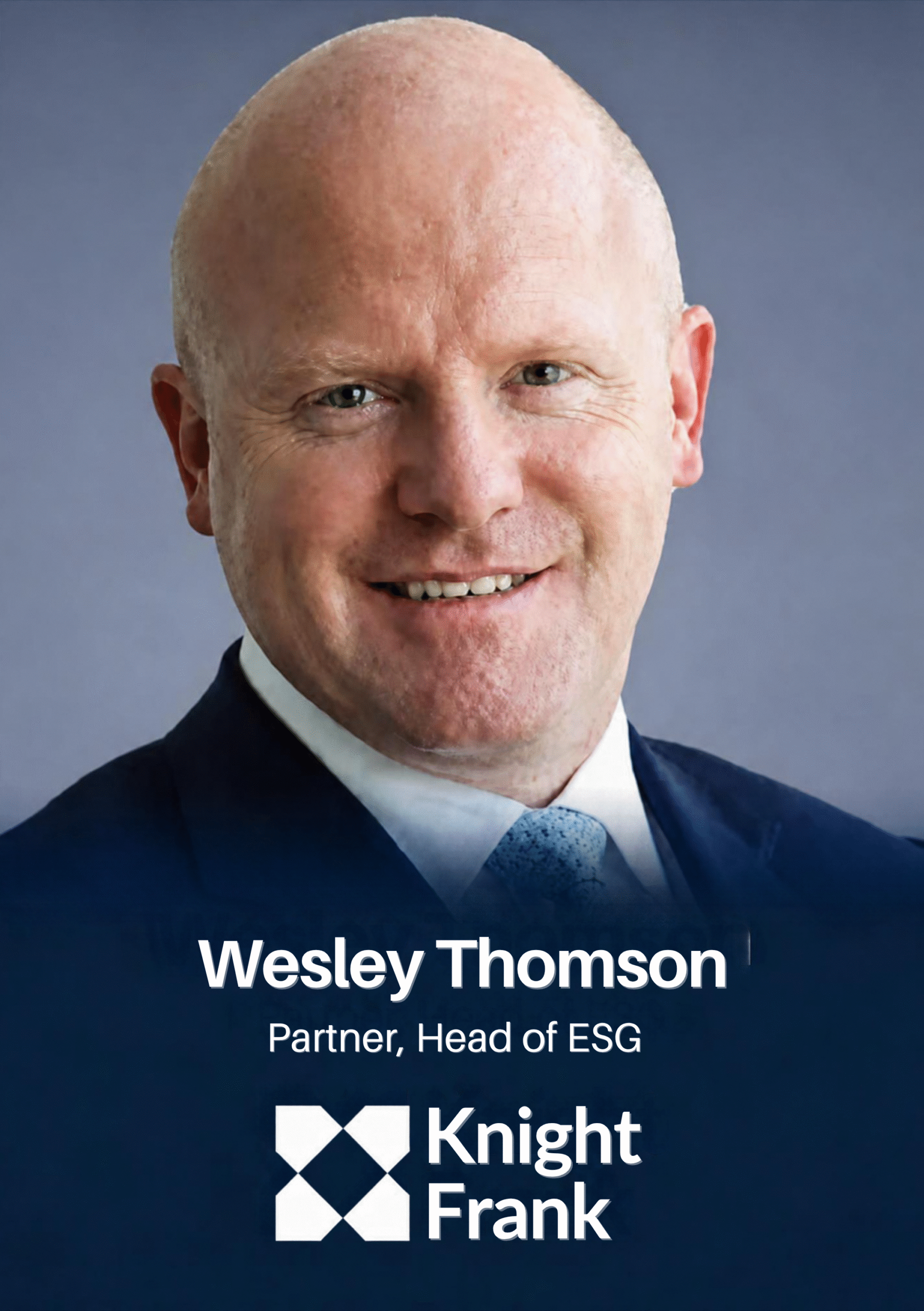 Wesley Thomson, Partner, Head of ESG, Knight Frank, speaker profile at PropTech Connect